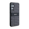 DKNY Leather Mono Stripe & Metal Logo - Samsung Galaxy S24+ Case (black)