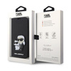 Karl Lagerfeld Booktype NFT Saffiano Karl & Choupette - Case for Phone 14 Pro (Black)
