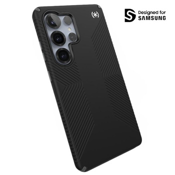 Speck Presidio2 Grip Magnet - Étui Samsung Galaxy S25 Ultra MagSafe (Noir/Gris d'ardoise/Blanc)