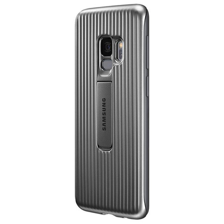 Samsung Protective Standing Cover - Samsung Galaxy S9 Case with Stand (silver)