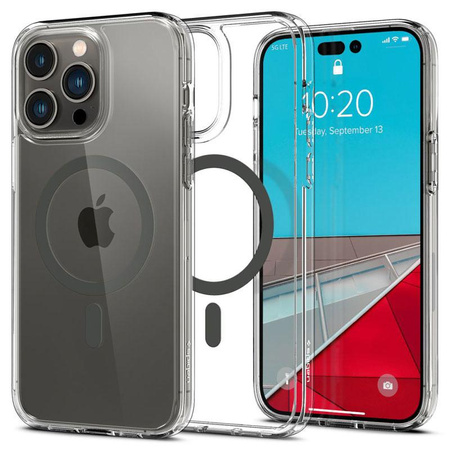 Spigen Ultra Hybrid MagSafe - tok iPhone 14 Pro Max készülékhez (grafit)
