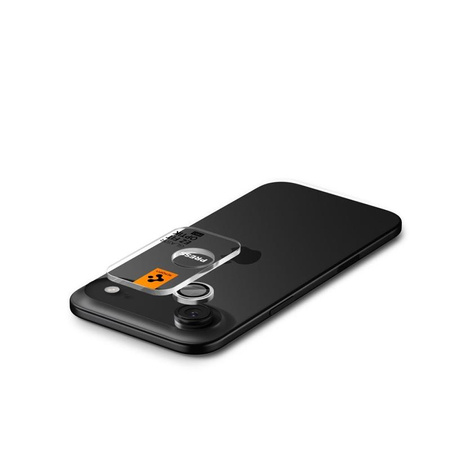 Spigen Optik Pro GLAS.TR EZ Fit Camera Protector 2-Pack - Ochranné sklo na objektiv pro iPhone Air (2 ks) (Stříbrná)