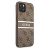 Guess 4G Printed Stripe - iPhone 13 Mini Tasche (braun)