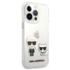 Karl Lagerfeld Ikonik & Choupette - iPhone 13 Pro Max Tasche (Klar)