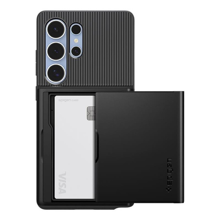 Spigen Slim Armor CS - Gehäuse für Samsung Galaxy S25 Ultra (Schwarz)