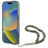 Guess IML Glitter gyöngyház szíjjal MagSafe - iPhone 16 Plus tok (zöld)