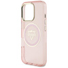 Guess IML Metal Mountain Logo MagSafe - Case for iPhone 16 Pro (pink)