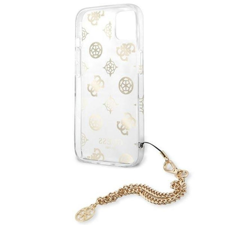 Guess Peony Chain Handle - iPhone 13 tok (arany)