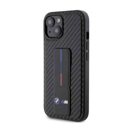 BMW Grip Stand Smooth & Carbon - iPhone 15 Case (black)