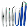 Kinzo - Set de pincettes de précision 7 pcs