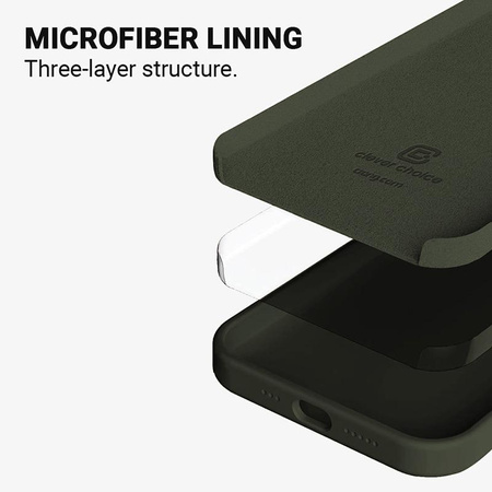 Crong Color Cover - pouzdro pro iPhone 13 (zelené)