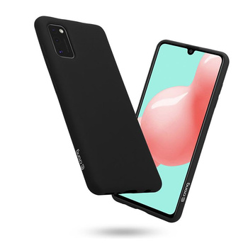 Crong Color Hülle - Samsung Galaxy A41 Gehäuse (schwarz)