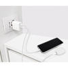 PURO Mini Schnelles Reise-Ladegerät - USB-A + USB-C Power Delivery 25W Schnelles Reise-Ladegerät (weiß)