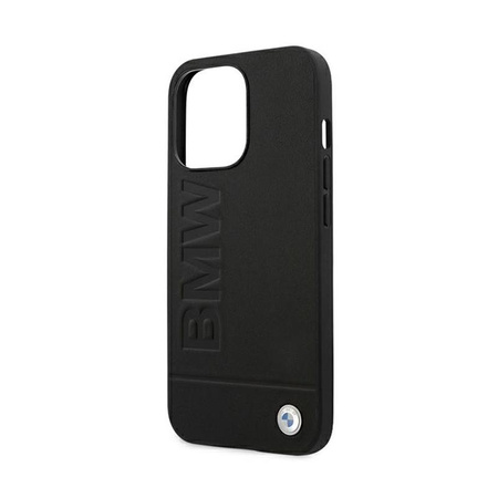 BMW Signature Logo Aufdruck - iPhone 13 Pro Max Tasche (Schwarz)