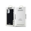 DKNY Liquid Silicone Small Metal Logo MagSafe - iPhone 15 / 14 / 13 Case (noir)