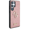 Guess Fixed Glitter Big 4G Metal Logo - Case for Samsung Galaxy S25 Ultra (pink)