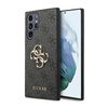Guess 4G Big Metal Logo - Case for Samsung Galaxy S23 Ultra (Grey)
