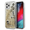 Karl Lagerfeld Glitter Liquid Floating Charms - iPhone 12 / iPhone 12 Pro Tasche (Gold Floating Charms)