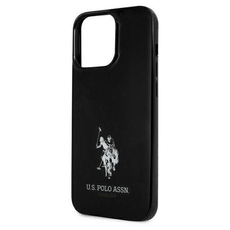 US Polo Assn Horses Logo - pouzdro na iPhone 13 Pro (černé)