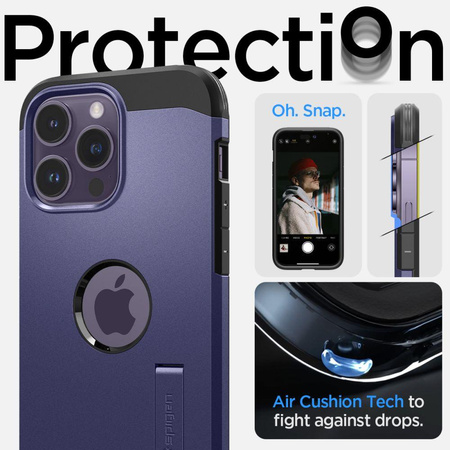 Spigen Tough Armor MagFit - MagSafe iPhone 14 Pro Tasche (lila)