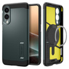 Spigen Tough Armor MagSafe - pouzdro pro Samsung Galaxy S25 Edge (Abyss Green)