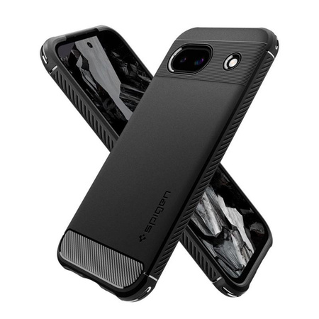Spigen Rugged Armor - Case for Google Pixel 8A (Black)