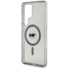 Karl Lagerfeld Button Karl Head Printed Logo MagSafe - Étui Samsung Galaxy S25 Ultra (noir)