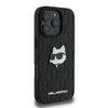 Karl Lagerfeld Monogram Choupette Head Pin - Hülle für iPhone 16 Pro (schwarz)