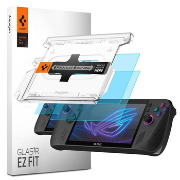 Spigen GLAS.TR EZ FIT 2-Pack – Gehärtetes Glas für ASUS ROG Ally X (2 Stk.)
