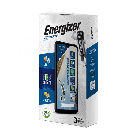 Energizer Ultimate U608S - 2GB RAM 32GB 6.08" okostelefon 4G LTE Dual Sim EU (fekete)