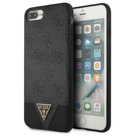 Guess 4G Triangle Collection - iPhone 8 Plus / 7 Plus tok (szürke)