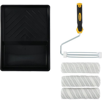 Stanley - Paint set (bowl / tray + 3 rollers 23 cm)