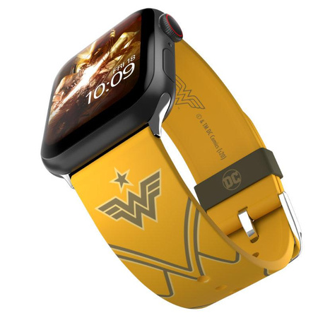 DC Comics - Bracelet pour Apple Watch 38/40/41/42/44/45/49 mm (Wonder Woman 1984 : Golden Armor)