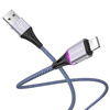 Borofone Glory - Připojovací kabel USB na Lightning (modrý)