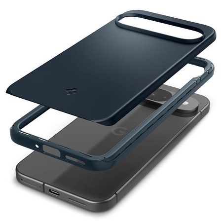 Spigen Thin Fit - Hülle für Google Pixel 9 / 9 Pro (Metal Slate)