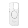 Guess Metal Outline MagSafe - Etui iPhone 14 Pro (przezroczysty)