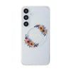 Guess IML Flowers Wreath MagSafe - Samsung Galaxy S24+ Tasche (transparent)