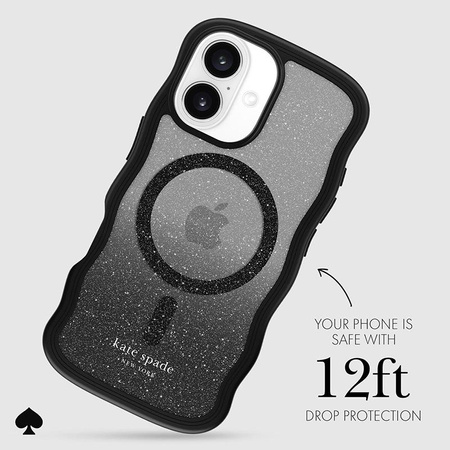 Kate Spade New York Wavy MagSafe - Case for iPhone 16 (Nightfall)