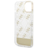 Guess 4G Stripe Script Logo Electroplated Pattern – Etui iPhone 14 (złoty)
