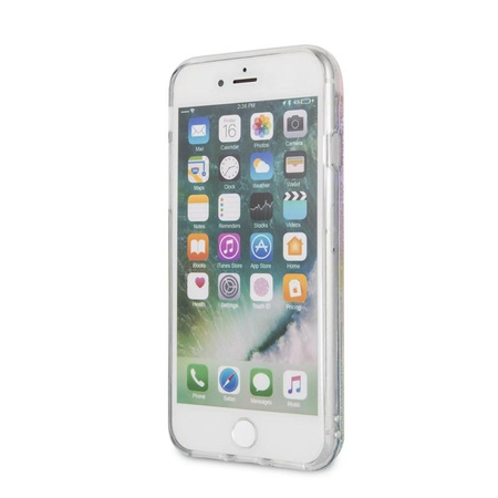 Guess Gradient Liquid Glitter Circle Logo - iPhone SE 2020 / 8 / 7 Hülle