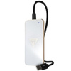Guess Wireless Charging Base - Chargeur inductif sans fil universel, 5 W, 1 A (blanc)