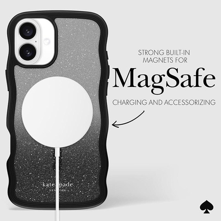 Kate Spade New York Wavy MagSafe - iPhone 16 Plus Case (Nightfall)