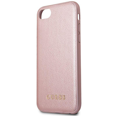 Guess Iridescent - Etui iPhone 8 / 7 (różowo złoty)