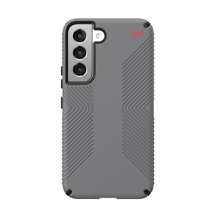 Speck Presidio2 Grip - Etui Samsung Galaxy S22 z powłoką MICROBAN (Graphite Grey/Black)