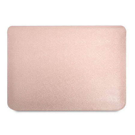 Guess Saffiano Triangle Logo Sleeve - Notebook case 16 (Pink)