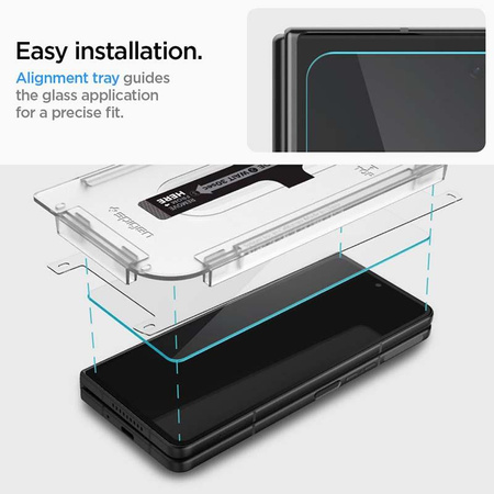 Spigen GLAS.TR EZ FIT - Verre trempé pour Samsung Galaxy Z Fold 4