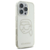 Karl Lagerfeld IML Rhinestones Karl Head - Coque pour iPhone 16 Pro Max (Transparent)