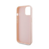 Karl Lagerfeld 3D Gummi Glitter Logo - iPhone 15 Tasche (rosa)