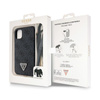 Guess Crossbody 4G Metal Logo - Coque iPhone 11 (noir)