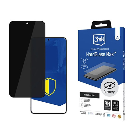 3mk HardGlass Matt Max Privacy - Mattes gehärtetes Glas mit Sichtschutzfilter für Samsung Galaxy S25 Edge